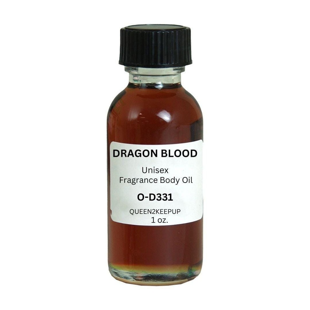 Dragon Blood Unisex Body Oil Sweet Spicy Earthy Aromatic Fragrance Blend 1 oz